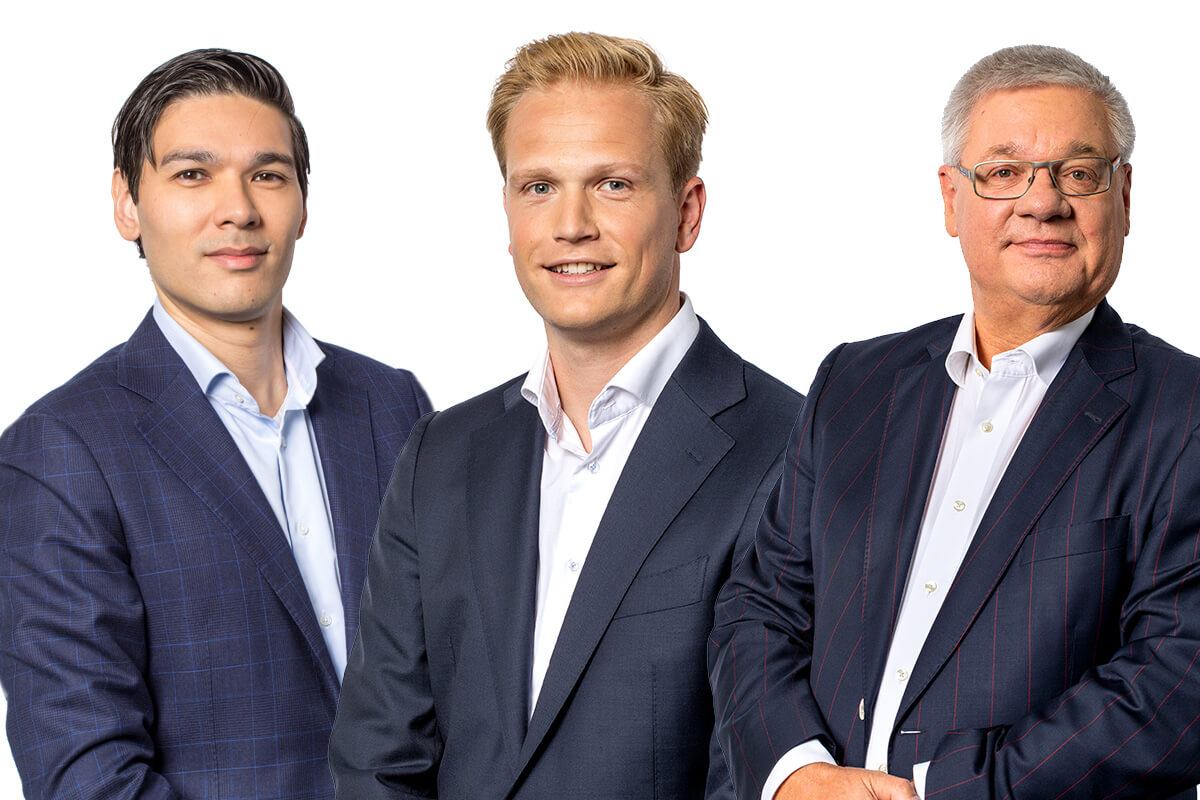 JBR beschäftigt drei Unternehmensbewerter: Rocher Hulst, Rick ter Maat und Occo van der Hout